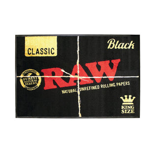 RAW Black Door Mat - AltheasAttic420
