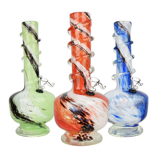 Ethereal Swirl Soft Glass Water Pipe - AltheasAttic420
