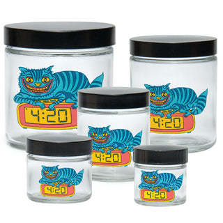 420 Cat Clear Jar