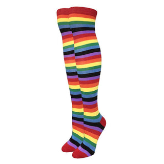 Julietta Rainbow Over the Knee Socks