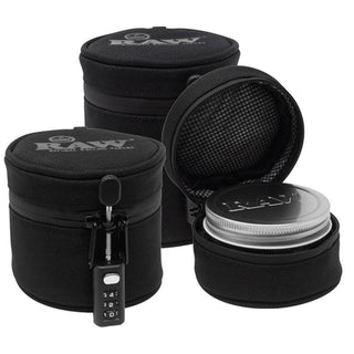 RAW Smell Proof Jar & Cozy w/Lock - AltheasAttic420