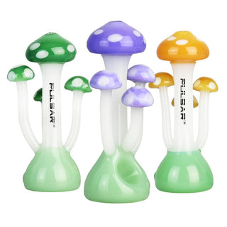 Pulsar Mushroom Family Hand Pipe - AltheasAttic420