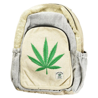 ThreadHeads Hemp Big Green Leaf Backpack - AltheasAttic420