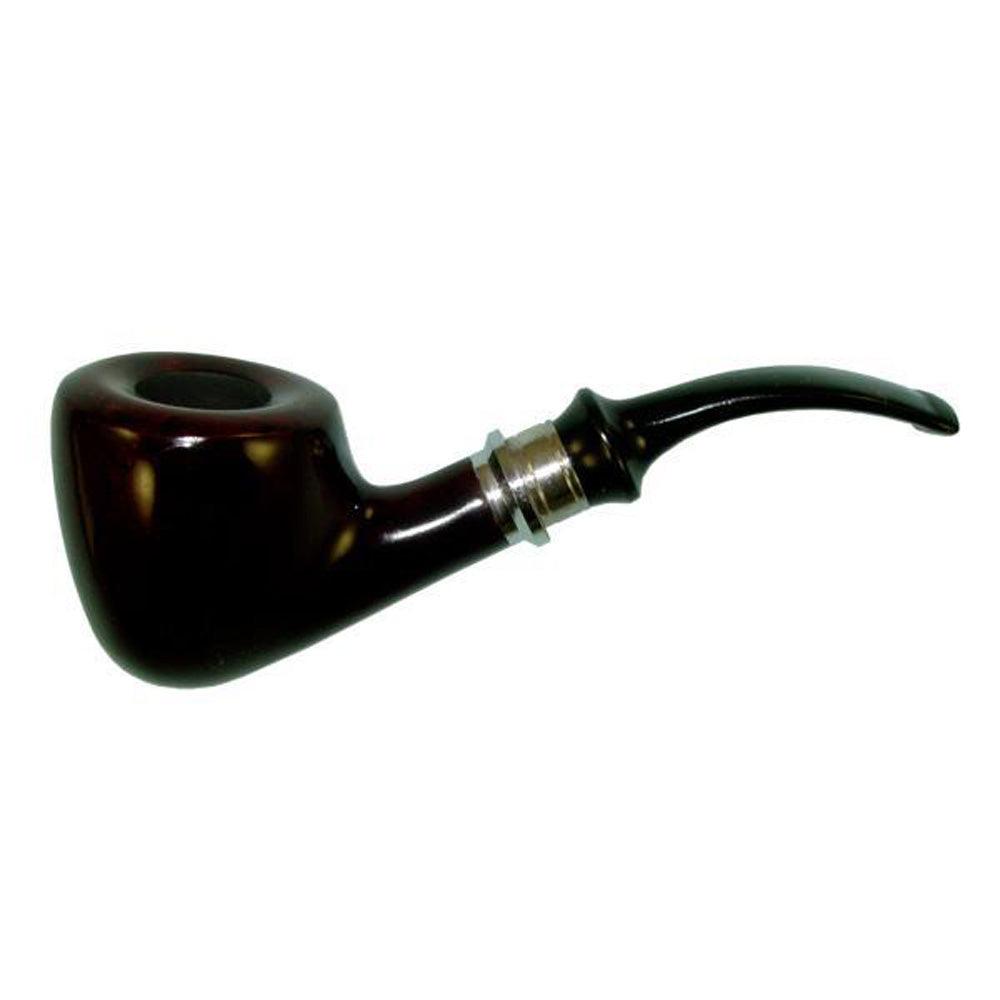 Pulsar Shire Pipes Half Bent Dublin Cherry Wood Tobacco Pipe - 5.5"