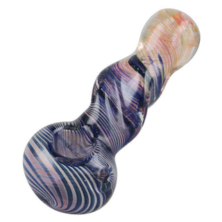 Gold Fumed Inside Out Hand Pipe - AltheasAttic420