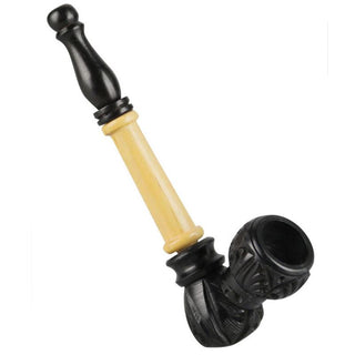 Multi Wood Carved Pipe - AltheasAttic420