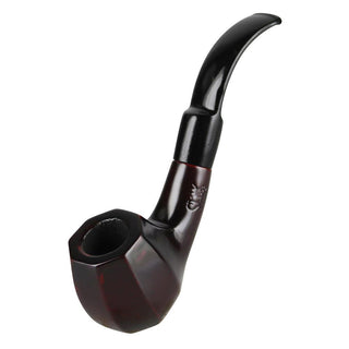 Pulsar Shire Pipes Bent Octagon Brandy Cherry Wood - 5.5"