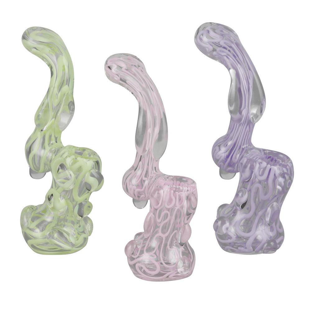 Slime Glass Bubbler - 5.5" / Colors Vary