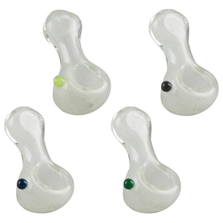 Glow Spoon Hand Pipe w/ color Marble - AltheasAttic420