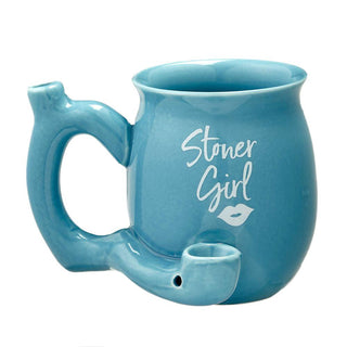 Stoner Girl Ceramic Mug Pipe - AltheasAttic420