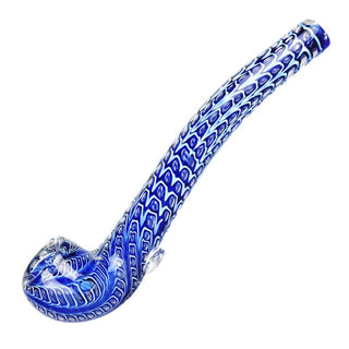 Serpent Scales Double Glass Long Pipe - AltheasAttic420