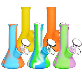 Silicone Beaker Travel Water Pipe - AltheasAttic420