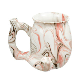 Marbled Ceramic Pipe Mug - AltheasAttic420