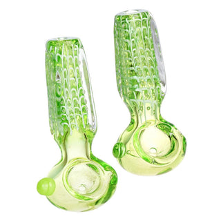 Slime Green Glass Spoon Pipe - AltheasAttic420