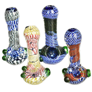 Twisted Rope Stack Glass Pipe - AltheasAttic420