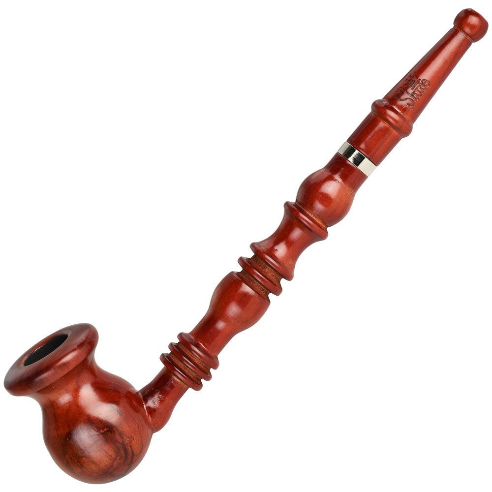 Pulsar Shire Pipes Vase Bowl Churchwarden Cherry Wood Pipe - 9"