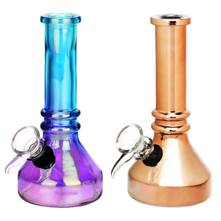 Metallic Sunset Beaker Water Pipe - AltheasAttic420