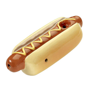 Ceramic Hot Dog Pipe - AltheasAttic420