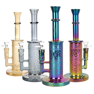 Majestic Mandala Electroplated Water Pipe - AltheasAttic420