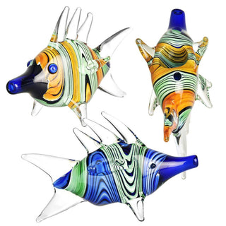 Freaky Fish Hand Pipe - AltheasAttic420