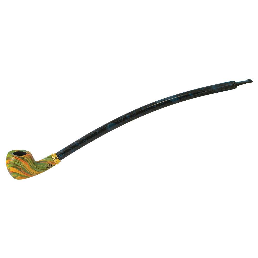 Pulsar Shire Pipes Curved Brandy Rainbow Cherry Wood Pipe - 15"