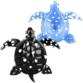 Serene Sea Turtle Glass Hand Pipe - AltheasAttic420
