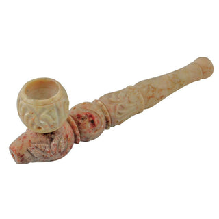 Marble Carved Stone Pipe - AltheasAttic420