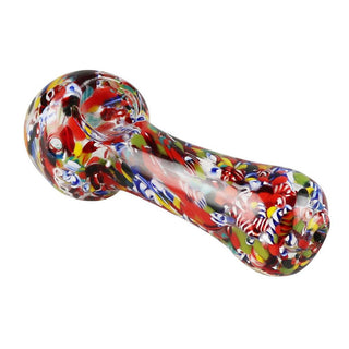 Splatter Frit Glass Hand Pipe - AltheasAttic420