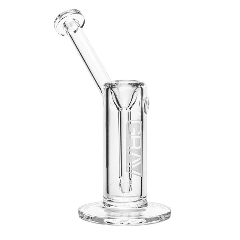 Grav Labs Upright Bubbler - 32mm/6" - Clear Accents