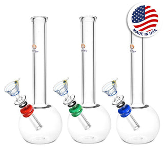 Phoenix Rising Classic Bubble Base Water Pipe - 8"/Colors Vary