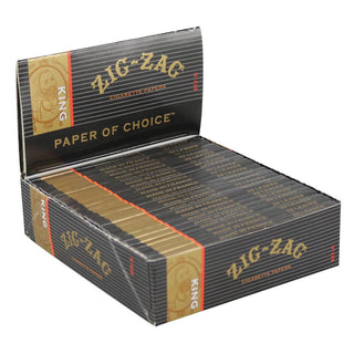 24PC DISPLAY- Zig Zag Slow-Burning Rolling Papers - Kingsize - AltheasAttic420