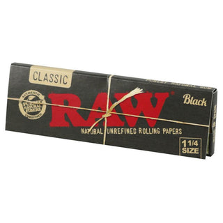 Raw Black Classic Rolling Papers - AltheasAttic420