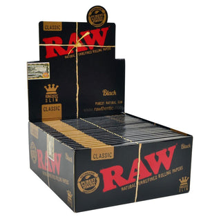 Raw Black Classic Rolling Papers - AltheasAttic420