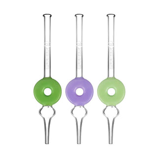 Pulsar Frosted Donut Dab Straw - 9" / Colors Vary