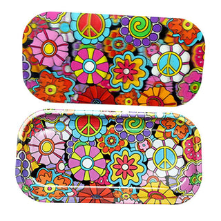 Groovy Flowers Tray w/ 3D Magnetic Cover - AltheasAttic420