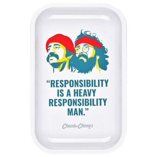 Cheech & Chong Responsibility Rolling Tray - AltheasAttic420
