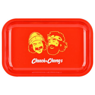 Cheech & Chong Red Faces Rolling Tray - AltheasAttic420
