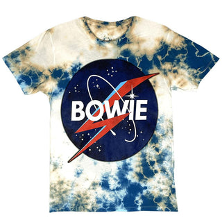 David Bowie Space Logo Tie-Dye T-Shirt - AltheasAttic420