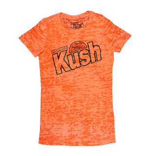 Orange Kush Women's Burnout T-Shirt - AltheasAttic420