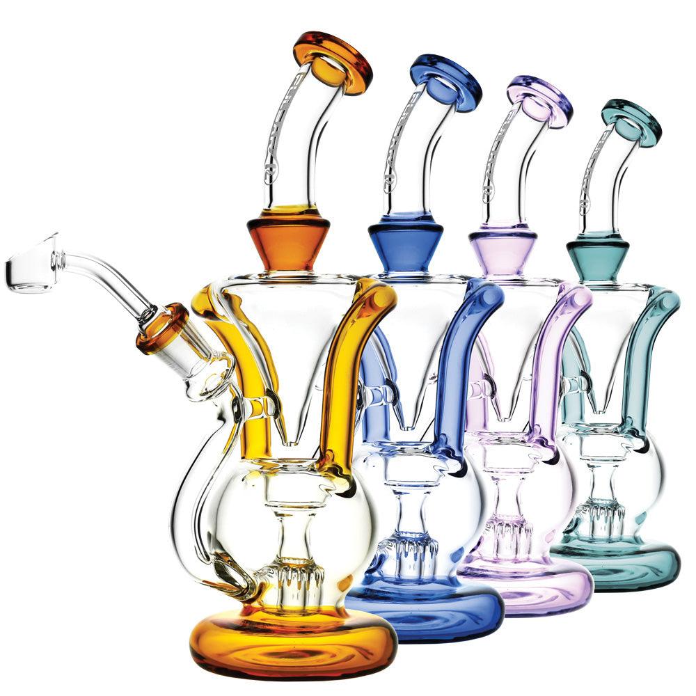 Pulsar Gravity Ball Rig Recycler - 9.5" / 14mm F / Colors Vary